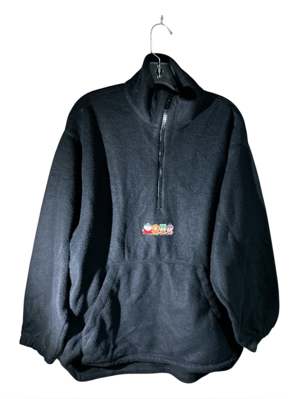 Vtg ‘98 South Park Fleece Pullover black M polyester euc